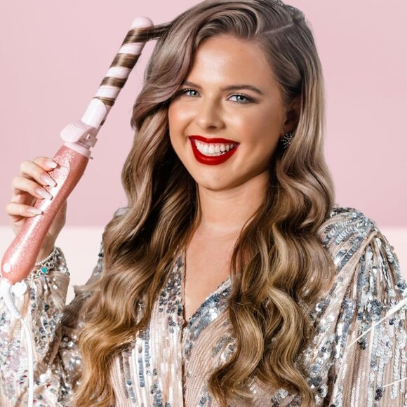 The Beachwaver Co. Beachwaver B-Series - Pink Glitter - NWT - Picture 1 of 4
